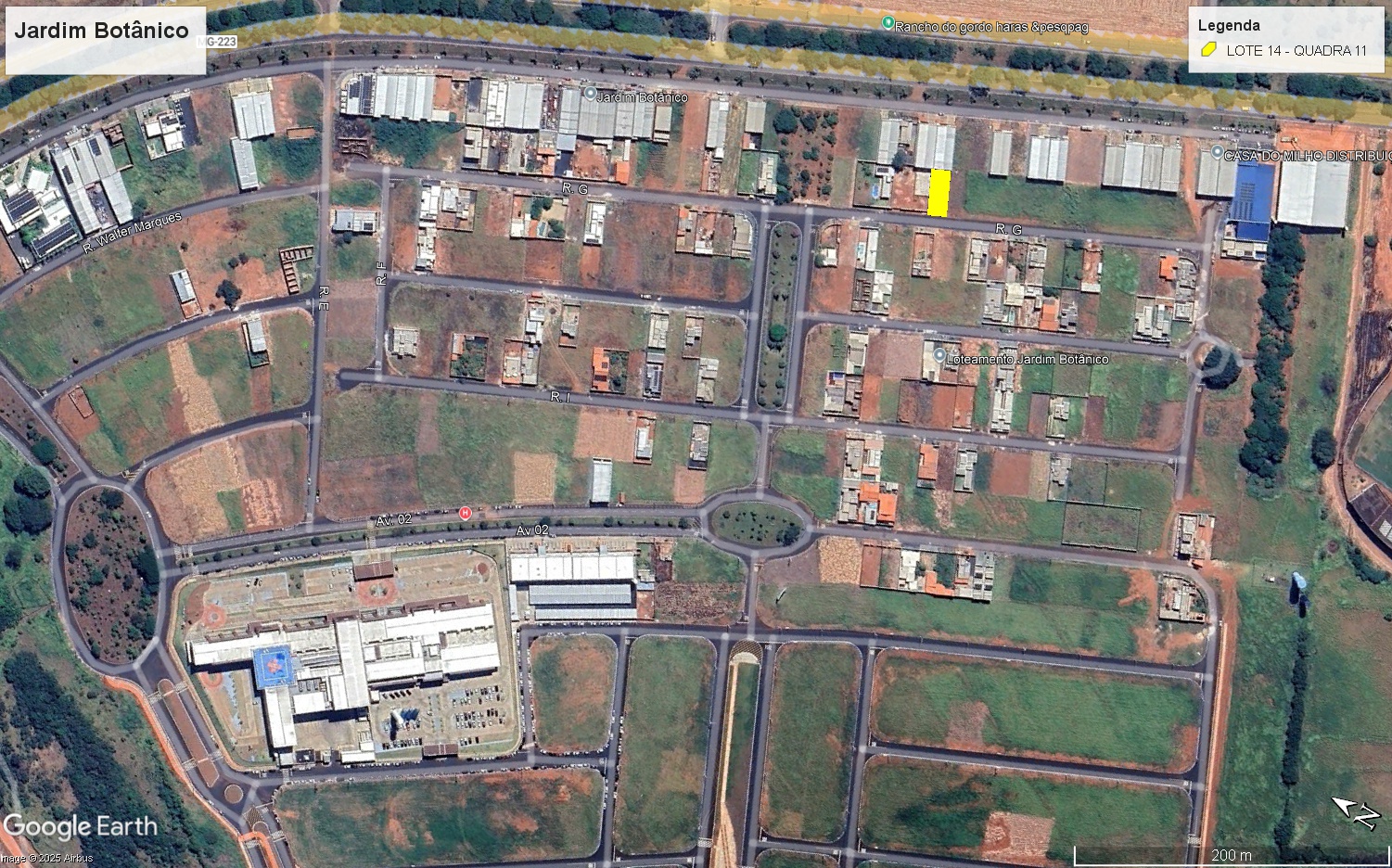 Terreno – Bairro Jardim Botânico (340m²) – Araguari – MG