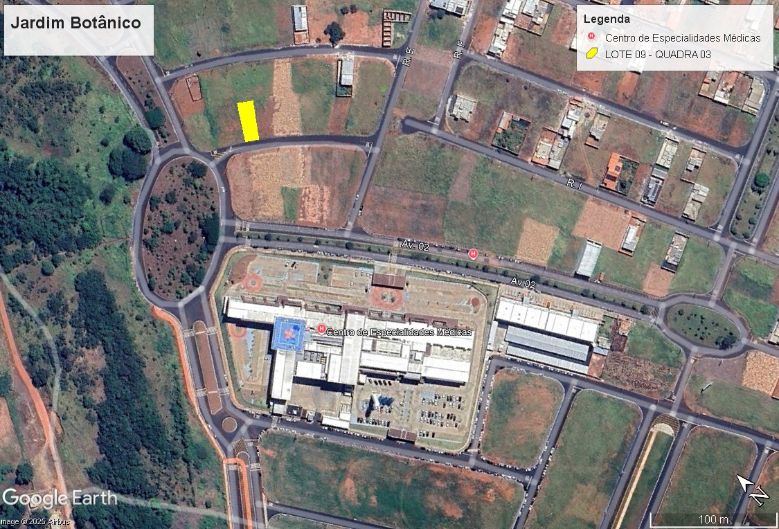 Terreno 366m² – Bairro Jardim Botânico – Araguari – MG