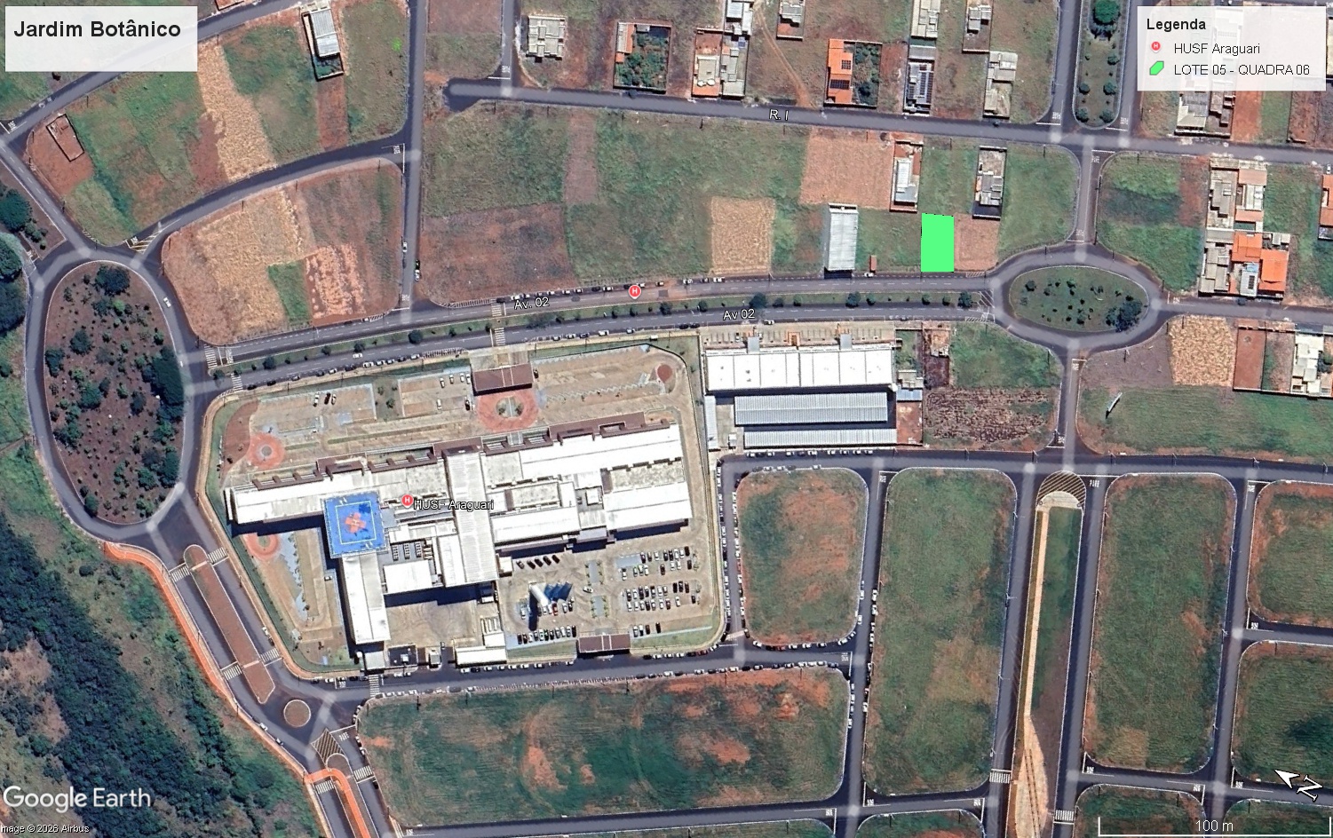 Terreno Bairro Jardim Botânico (318,35m²) – Araguari – MG