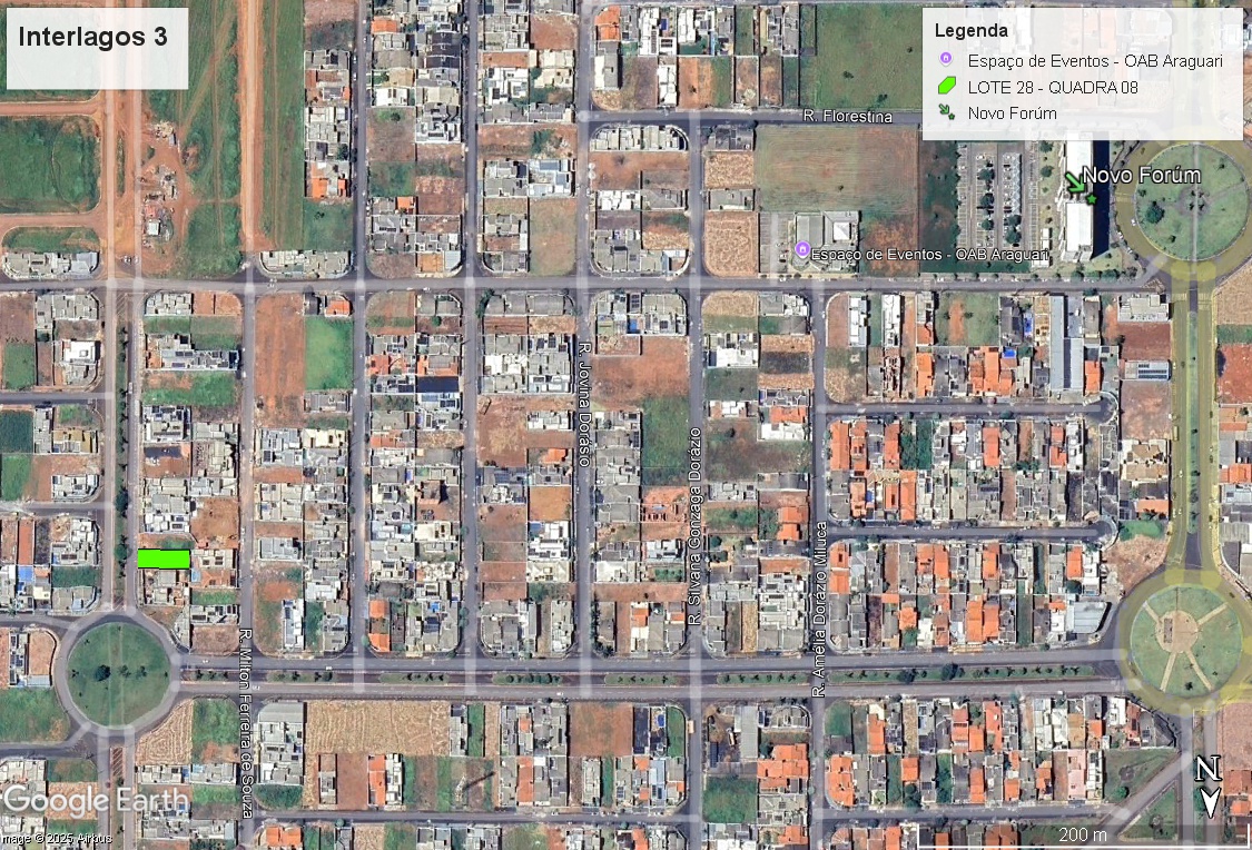 Terreno Bairro Jardim Interlagos 3 – 11X30(330m²) – Araguari – MG