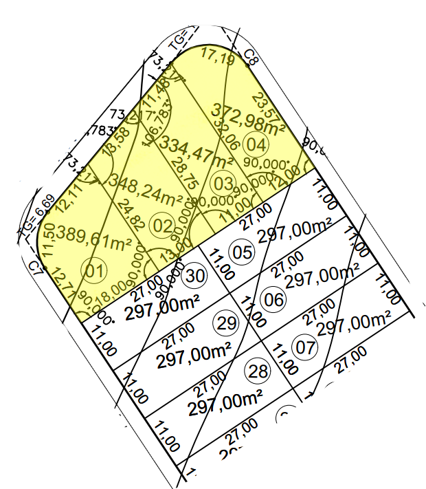 Terreno (1445,30m²) – Bairro Jardim Botânico 2 – Araguari – MG