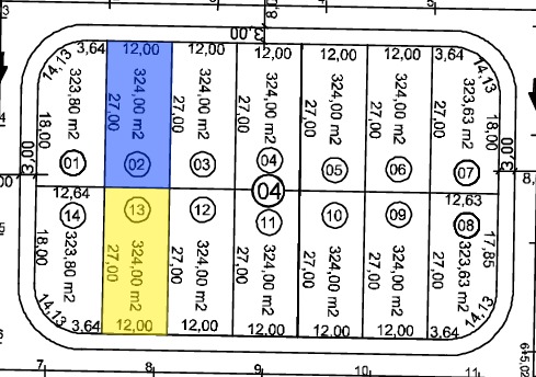 2 Terrenos Bairro Interlagos 2(648m²) – Araguari – MG