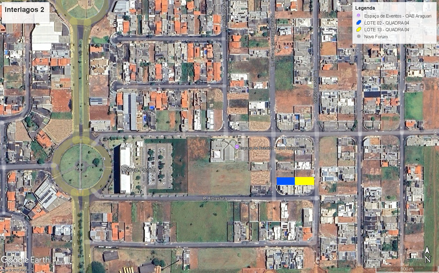 2 Terrenos Bairro Interlagos 2(648m²) – Araguari – MG